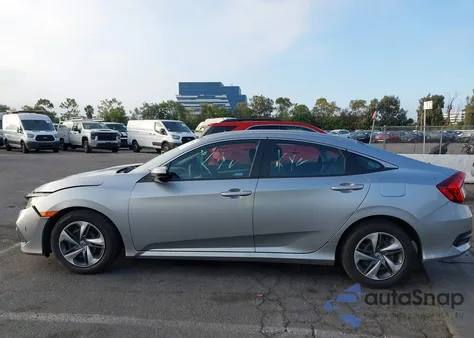 2020 Honda Civic Ex из США, поврежденный, VIN 2HGFC2F63LH536581